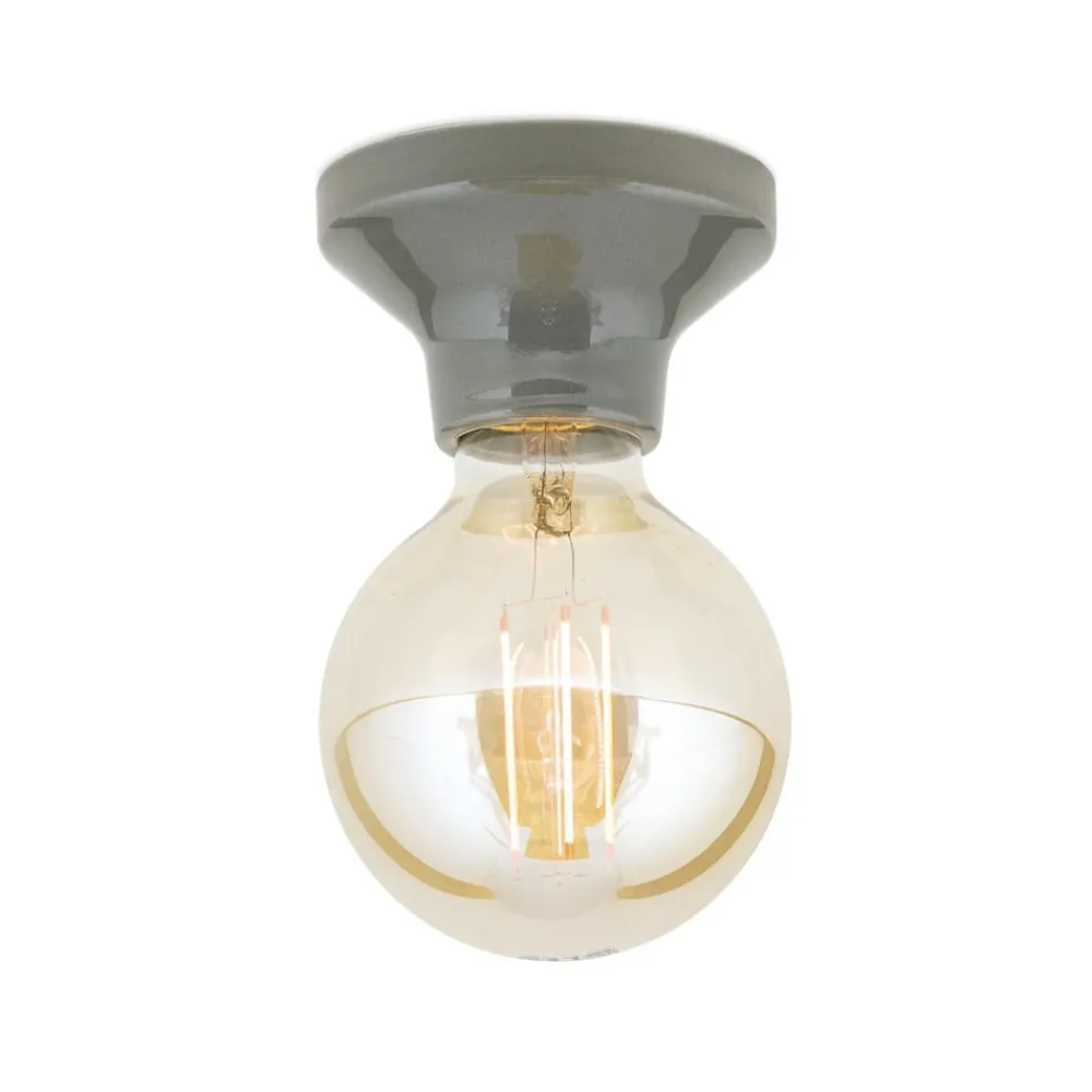 ORION Loftlampe Frost, grå, keramik, E27