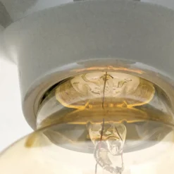 ORION Loftlampe Frost, grå, keramik, E27