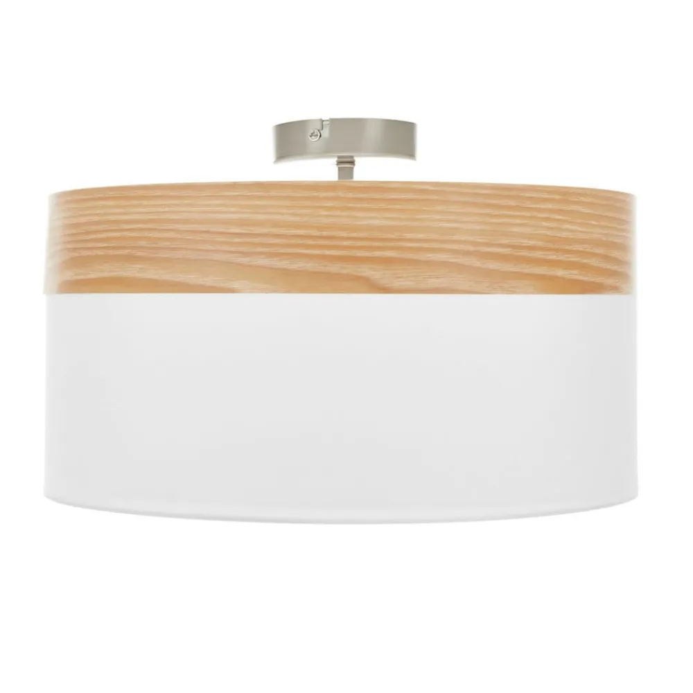 Globo Loftlampe Libba med afstand i cremefarvet træ