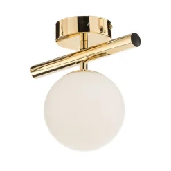 Domiluce Loftlampe Linea, guld, 1 lyskilde