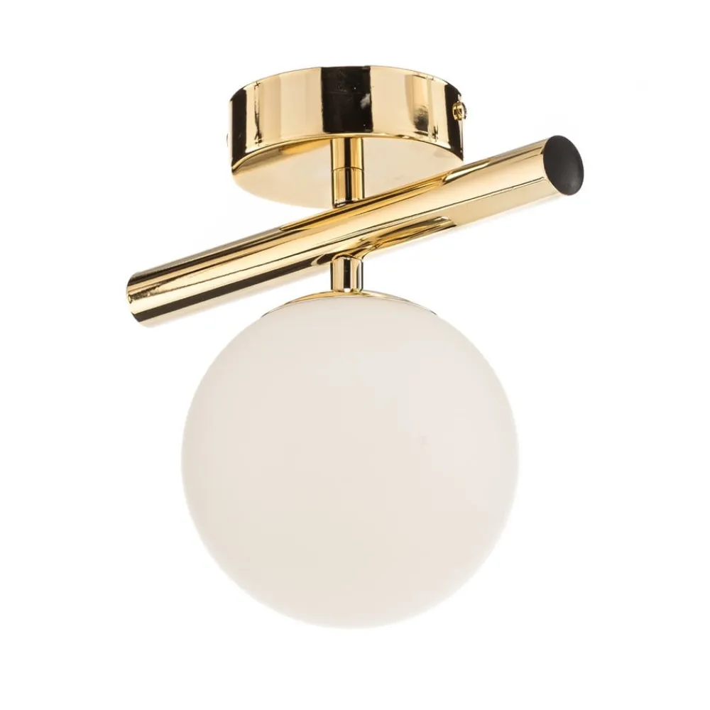 Domiluce Loftlampe Linea, guld, 1 lyskilde