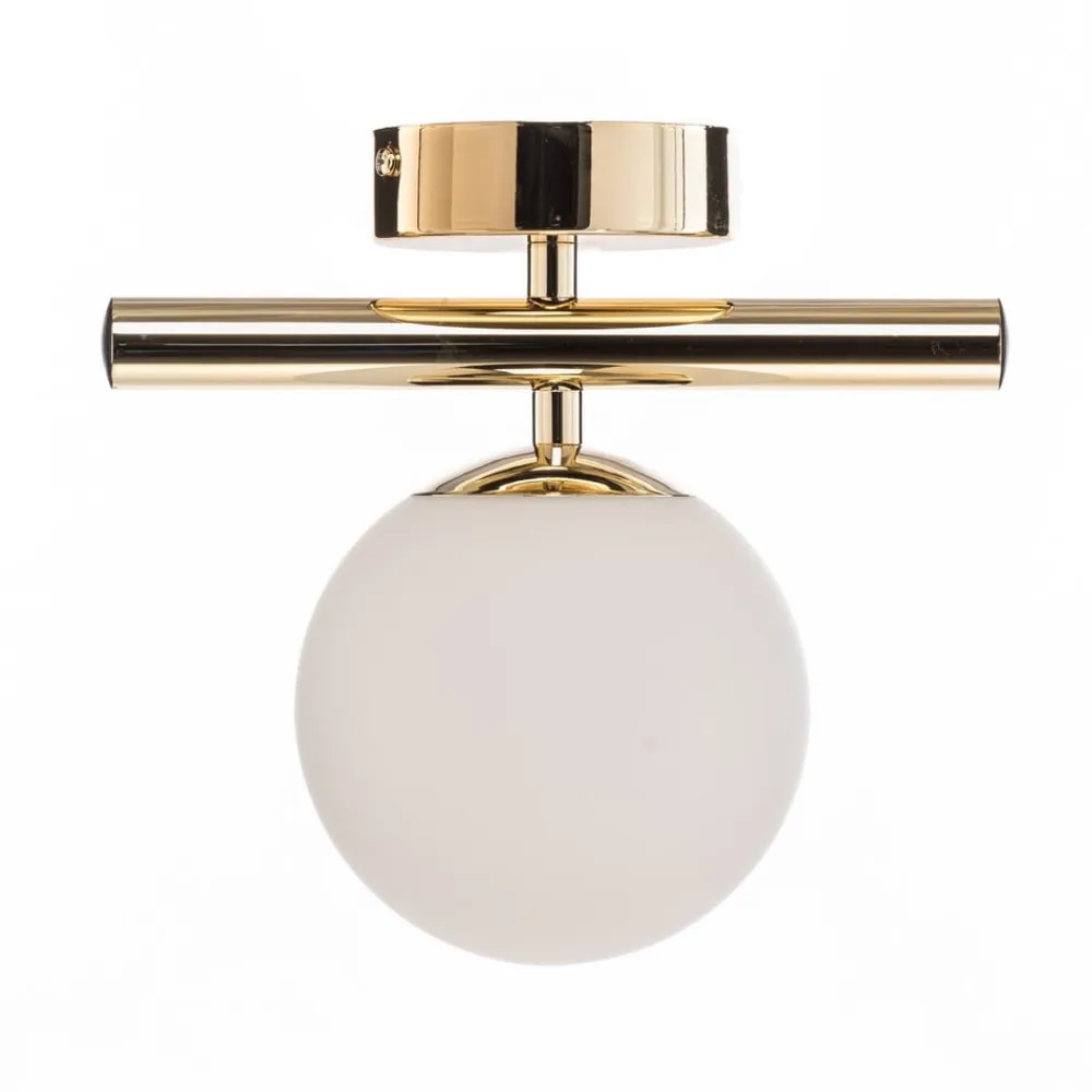 Domiluce Loftlampe Linea, guld, 1 lyskilde