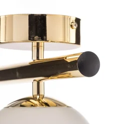 Domiluce Loftlampe Linea, guld, 1 lyskilde