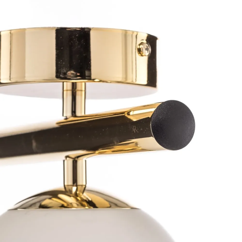 Domiluce Loftlampe Linea, guld, 1 lyskilde