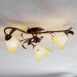 Loftlampe Lucrezia med 3 lyskilder, bronze^ONLI Online