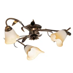 Loftlampe Lucrezia med 3 lyskilder, bronze^ONLI Online