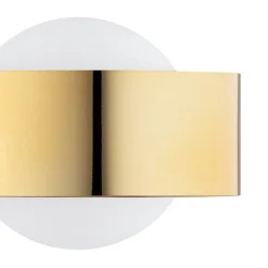 Argon Loftlampe Mado, stål messingfarvet, glas opal, 2 lyskilder.