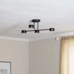 Loftlampe Modus 4, stål, 4 lyskilder, GX53, sort^EMIBIG LIGHTING Best