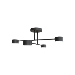 Loftlampe Modus 4, stål, 4 lyskilder, GX53, sort^EMIBIG LIGHTING Best