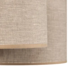 Loftlampe Mona Nature, 5 lyskilder, naturfarvet linned^TK Lighting Sale