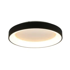 Loftlampe Niseko II CCT med fjernbetjening, Ø 78 cm, sort^Mantra Iluminación Clearance