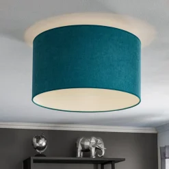 Duolla Loftlamper>Loftlampe Pastell Roller Ø 45 cm turkis