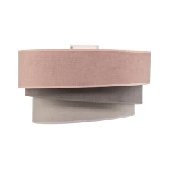 Loftlampe Pastell Trio Ø 45 cm pink/grå/lysegrå^Duolla Online