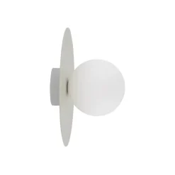 TK Lighting Loftlampe Pixie, beige, glas, Ø 25 cm, kugle, G9