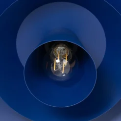 Loftlampe Plato, mørkeblå, metal, Ø 38 cm, E27^Luminex Sale