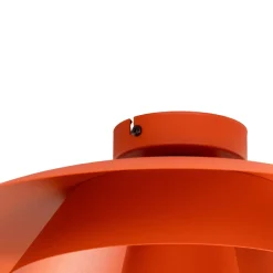 Luminex Loftlampe Plato, orange, metal, Ø 38 cm, E27