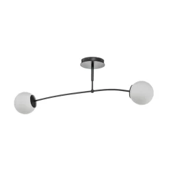 Loftlampe Pregos 2, 2 lyskilder, sort^EMIBIG LIGHTING Online