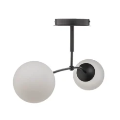 Loftlampe Pregos 2, 2 lyskilder, sort^EMIBIG LIGHTING Online