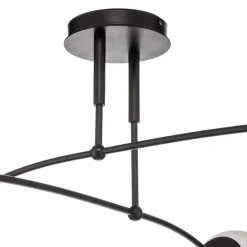 EMIBIG LIGHTING Loftlampe Pregos 4 i sort, 4 lyskilder