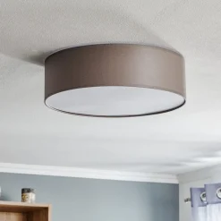 Loftlampe Rondo, brun, Ø 45 cm^TK Lighting Discount