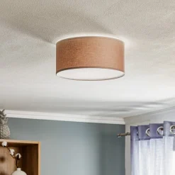 Loftlampe Rondo, cappuccino, Ø 30 cm^TK Lighting Hot