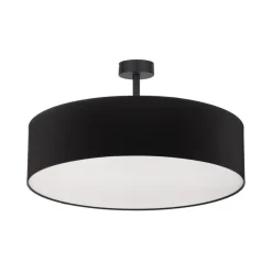 TK Lighting Loftlampe Rondo med afstand, mørkegrå Ø 60 cm
