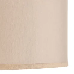 TK Lighting Loftlampe Rondo med afstand, creme Ø 60cm