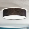 TK Lighting Loftlampe Rondo, mørkegrå Ø 45 cm