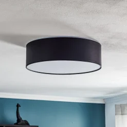 TK Lighting Loftlampe Rondo, mørkegrå Ø 45 cm