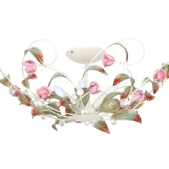 Luminex Gang|Loftlamper>Loftlampe Rose som lysekrone, 5 lyskilder