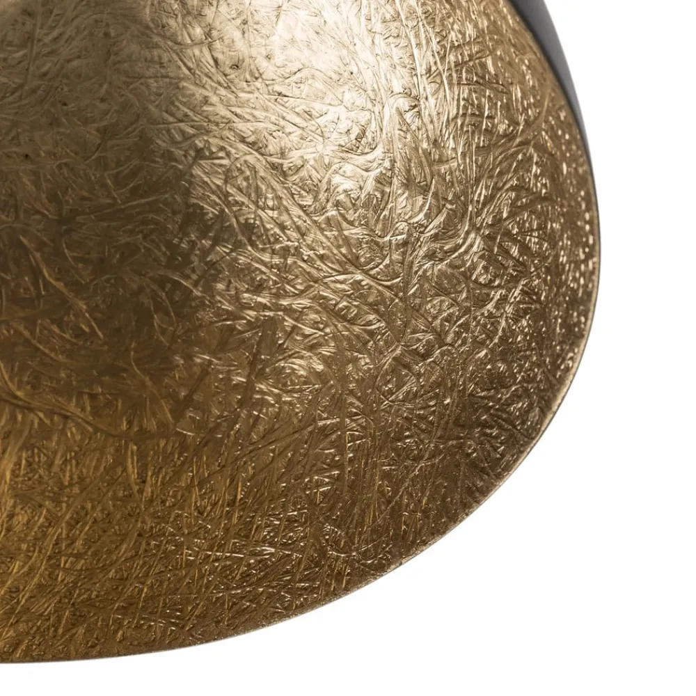 SIGMA Loftlampe Sfera, Ø 35 cm, sort/guld
