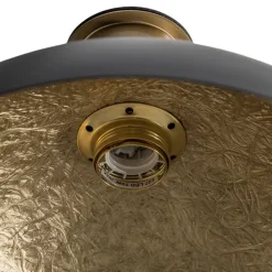 SIGMA Loftlampe Sfera, Ø 35 cm, sort/guld