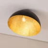 SIGMA Loftlamper|Loftlamper>Loftlampe Sfera, Ø 50 cm, sort/guld