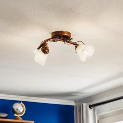 Lamkur Loftlamper>Loftlampe Siena, florentinsk stil, 2 lyskilder