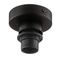 Eko-Light Loftlampe Sofia med røggrå glasskærm