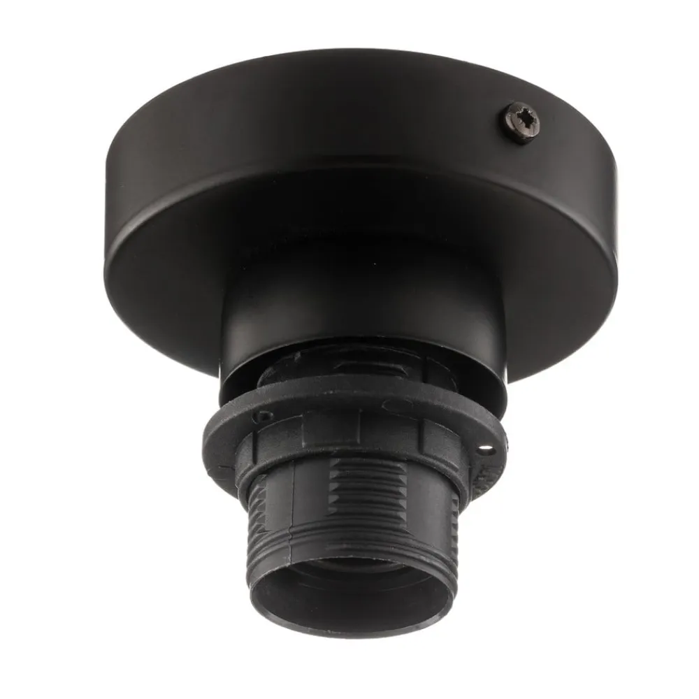 Eko-Light Loftlampe Sofia med røggrå glasskærm