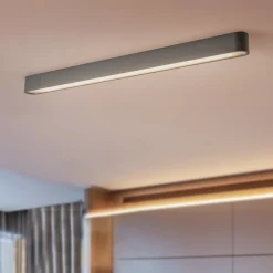 Loftlampe Soft, 95 x 6 cm, grafit, aluminium, G13^Nowodvorski Lighting Online