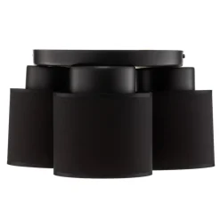 Luminex Loftlampe Soho cylindrisk 3 lyskilder sort/guld