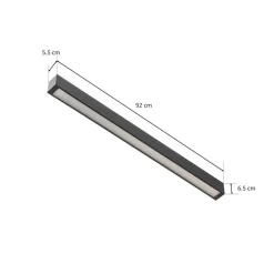 Nowodvorski Lighting Loftlampe Straight grafit 92 cm