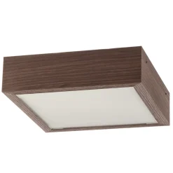 Argon Loftlampe Tromsö, 30x30 cm, valnød