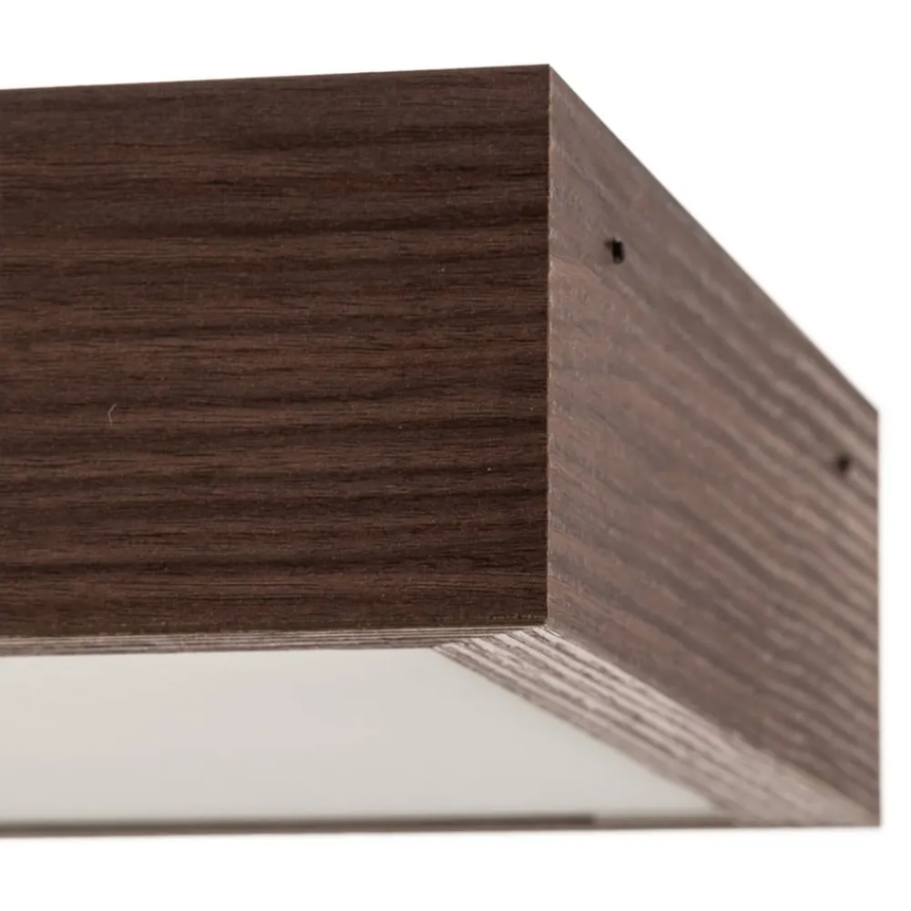 Argon Loftlampe Tromsö, 30x30 cm, valnød