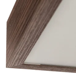 Argon Loftlampe Tromsö, 30x30 cm, valnød