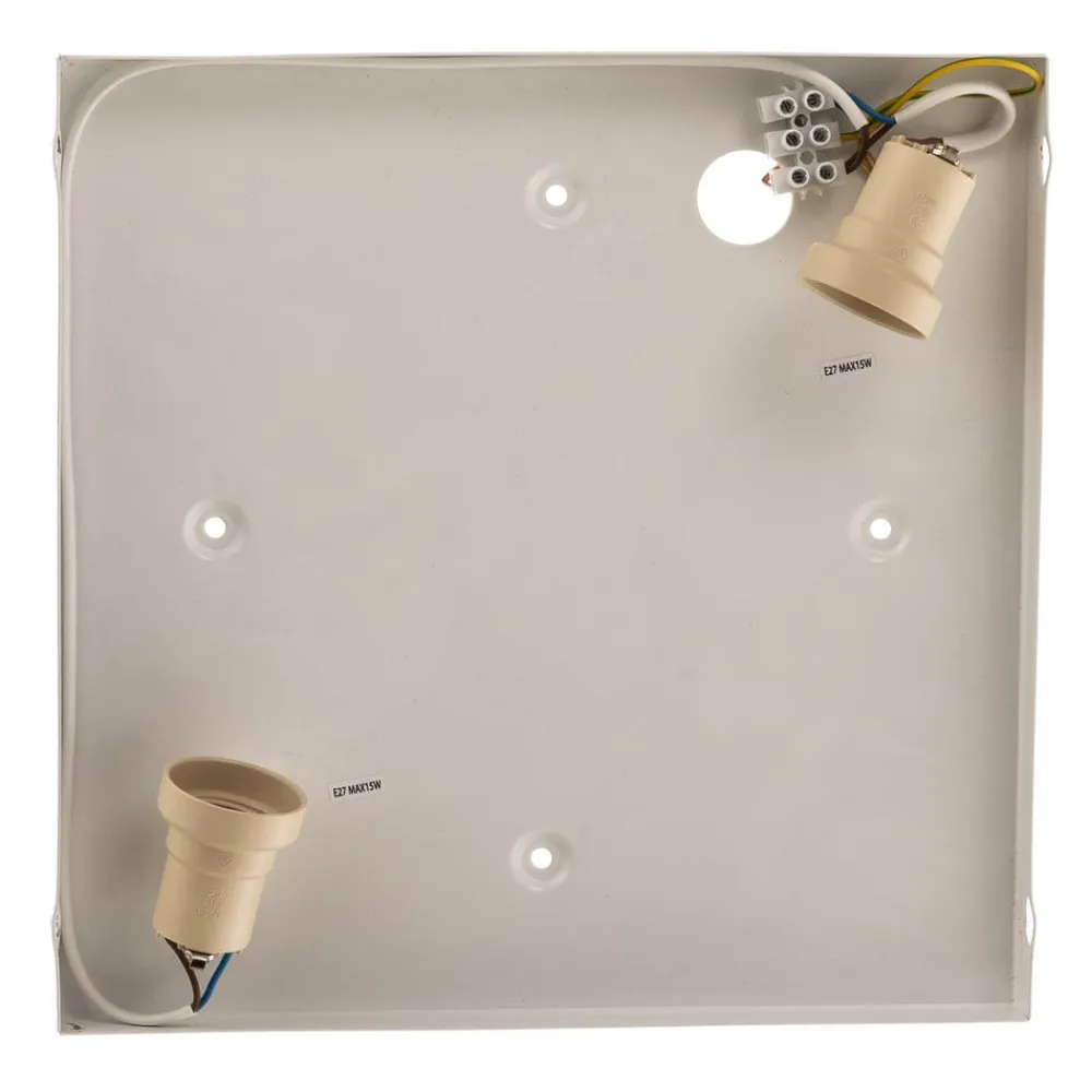 Argon Loftlampe Tromsö, 30x30 cm, valnød