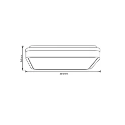 Brilliant Loftlampe Tumeo, længde 40 cm, lyst træ, metal/træ