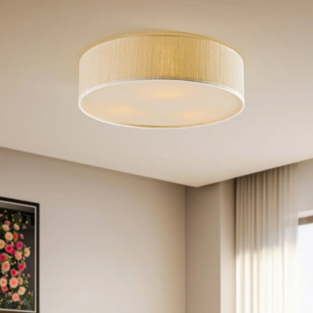 Nowodvorski Lighting Loftlampe Turda, Ø 50 cm, hvid