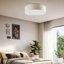 Nowodvorski Lighting Loftlampe Turda, Ø 50 cm, hvid