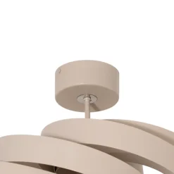 Loftlampe Vento, beige, Ø 50 cm^Euluna New