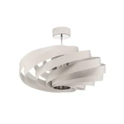 Domiluce Loftlampe Vento, hvid, Ø 60 cm, metal, E27