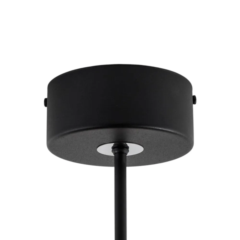 Loftlampe Vento, sort/guld, metal, Ø 40 cm, E27^Domiluce