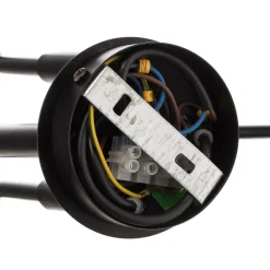 EMIBIG LIGHTING Loftlampe Verno 4 Black i sort og guld